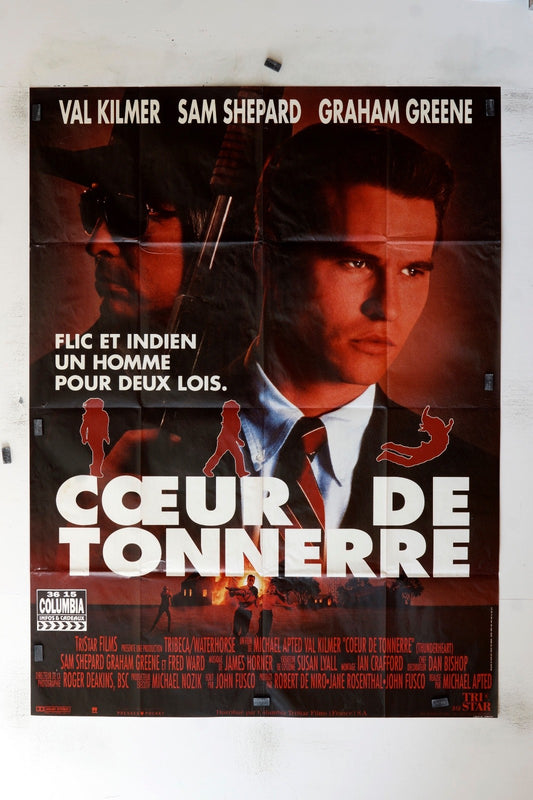 CŒUR DE TONNERRE VAL KILMER POSTER ORIGINAL 120x160 VAL KILMER