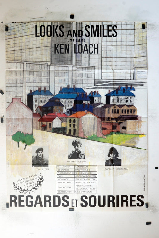 REGARDS ET SOURIRES KEN LOACH MOVIE POSTER ORIGINAL (120x160)