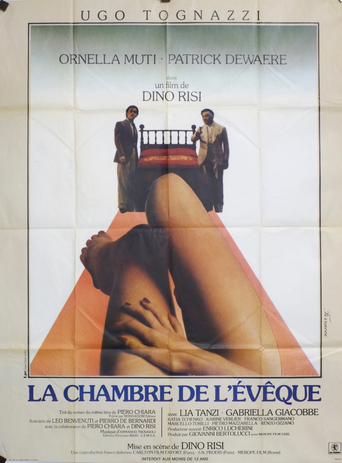 LA CHAMBRE DE L’ÉVÊQUE ORNELLA MUTTI MOVIE POSTER ORIGINAL 120x160