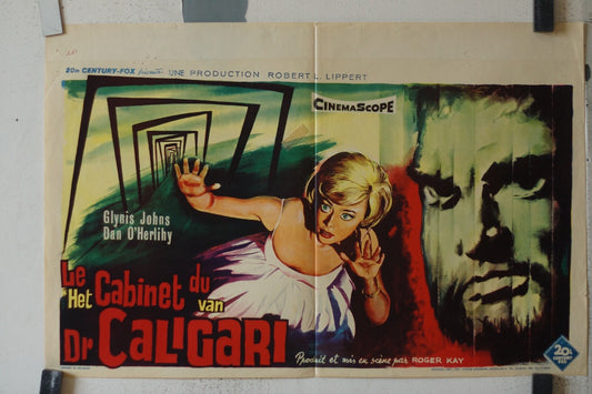 CABINET DU DR CALIGARI (LE) (BELGE) MOVIE POSTER ORIGINAL 55x36 Glynis Johns 