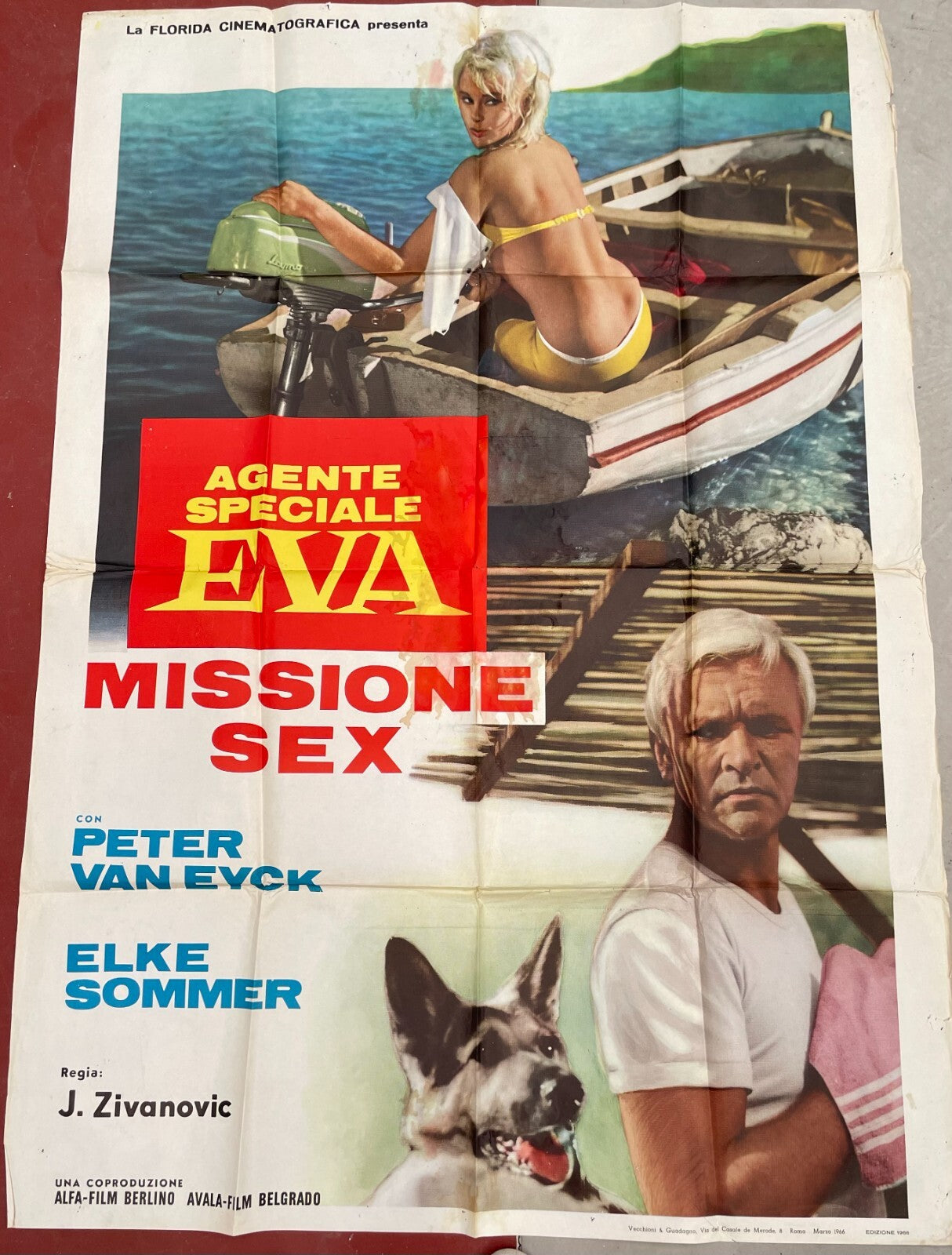 AGENTE SPECIALE EVA MISSIONE SEX (120X160), MOVIE POSTER ORIGINAL, ELKE SOMMER.
