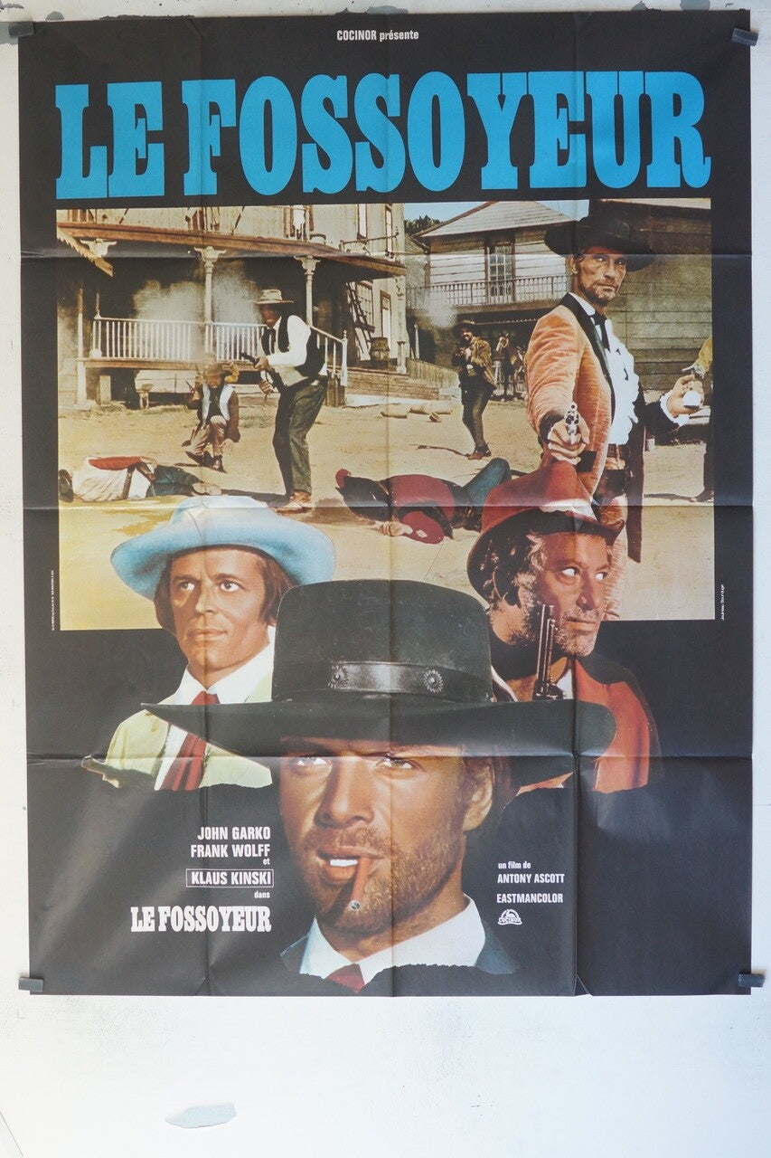 LE FOSSOYEUR MOVIE POSTER ORIGINAL 120x160 JOHN GARKO