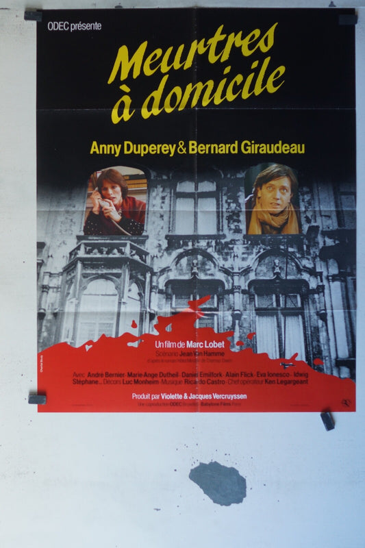 MEURTRES A DOMICILE MOVIE POSTER ORIGINAL (70X88) Anny Duperey ,