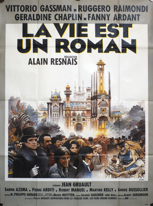 LA VIE EST UN ROMAN ALAIN RESNAIS MOVIE POSTER ORIGINAL 120x160