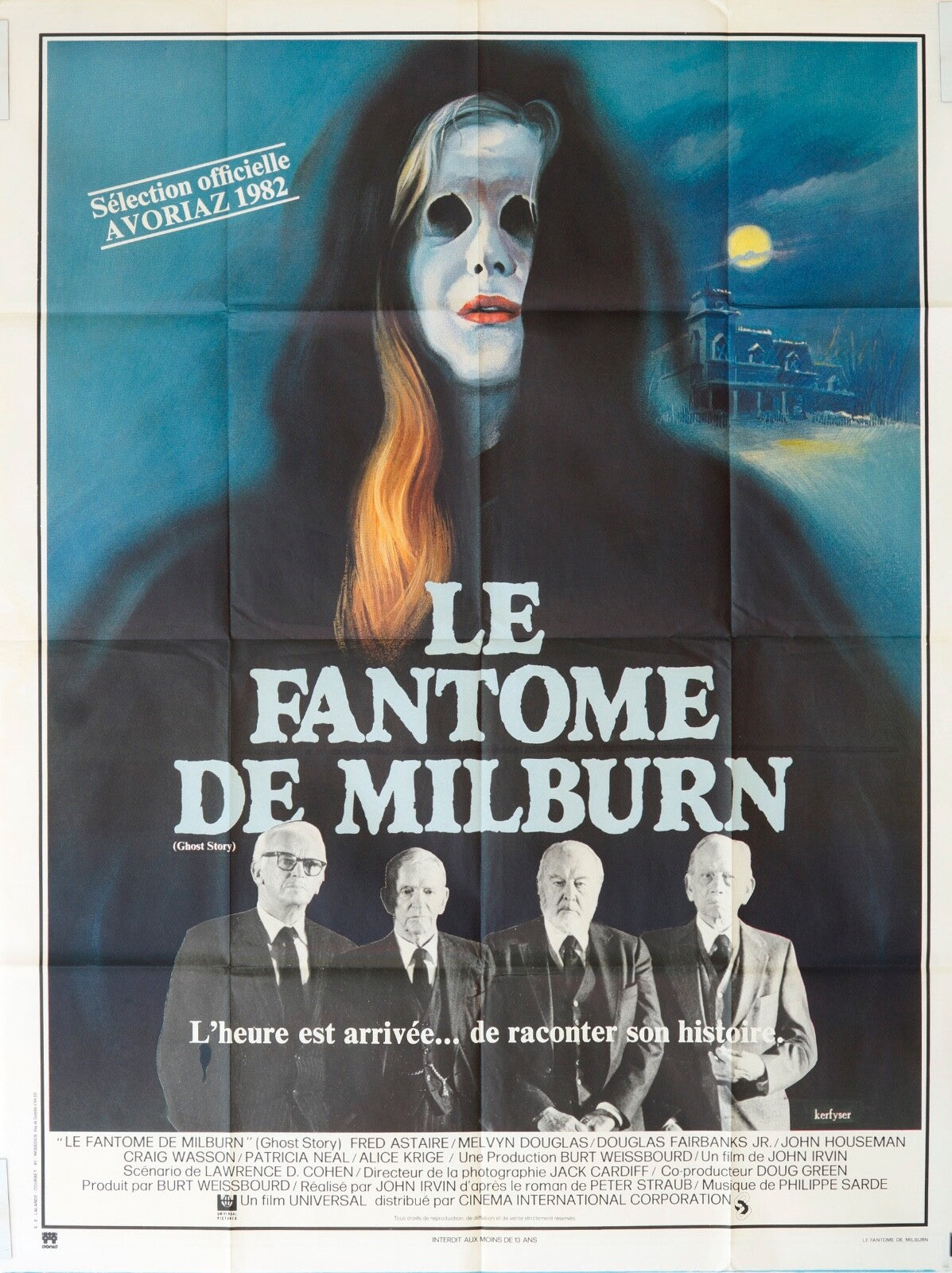 LE FANTÔME DE MILBURN ORIGINAL MOVIE POSTER 120x160 FRED ASTAIRE