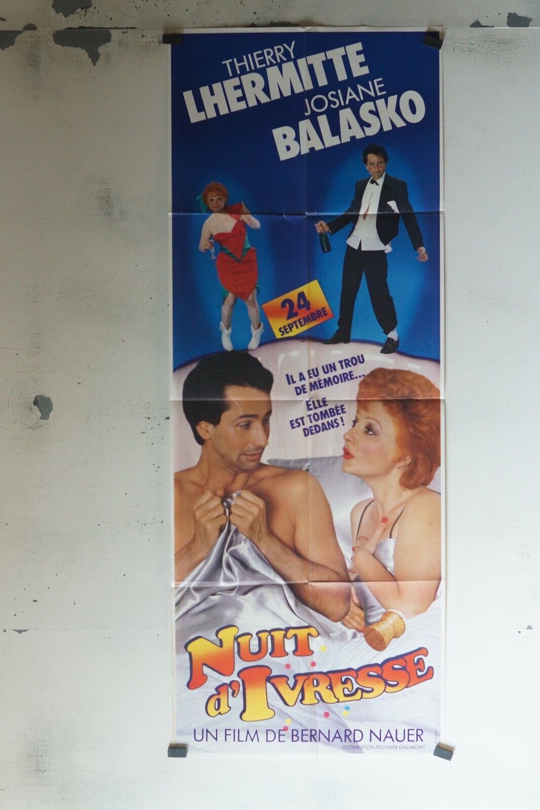 NUIT D’IVRESSE ORIGINAL 60x160 THIERRY LHERMITTE