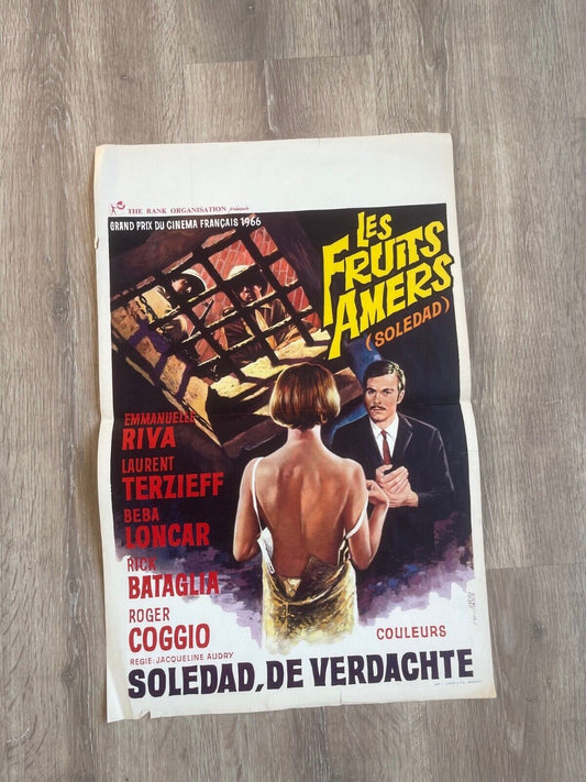 LES FRUITS AMERS ORIGINAL 35x53 EMMANUELLE RIVA