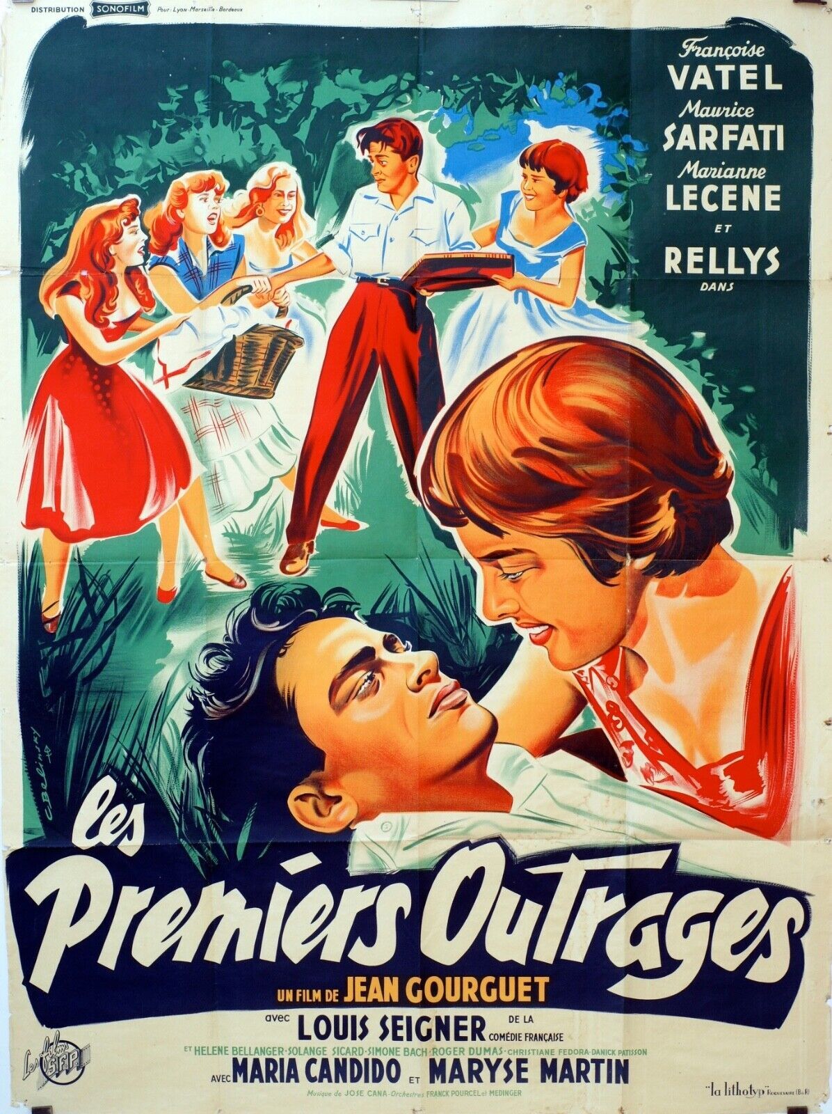 LES PREMIERS OUTRAGES MOVIE POSTER ORIGINAL 120x160 MARTHA EGGERTH