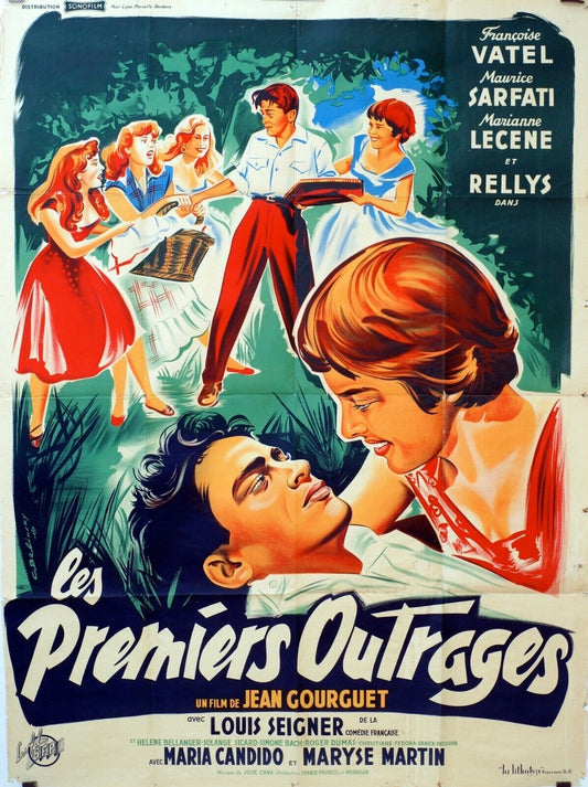 LES PREMIERS OUTRAGES MOVIE POSTER ORIGINAL 120x160 MARTHA EGGERTH