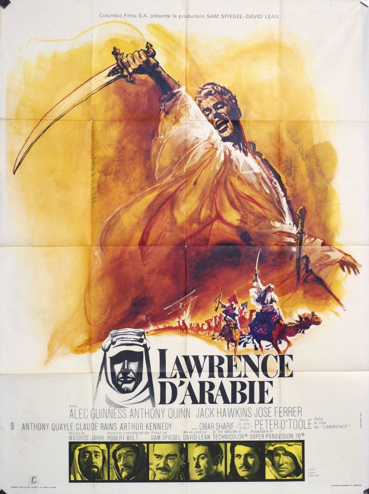 LAWRENCE D’ARABIE ANTHONY QUINN POSTER ORIGINAL 120x160