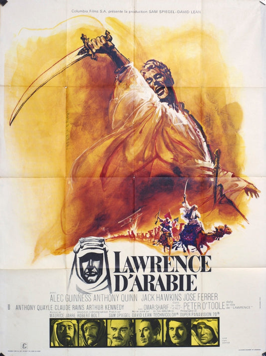 LAWRENCE D’ARABIE ANTHONY QUINN POSTER ORIGINAL 120x160