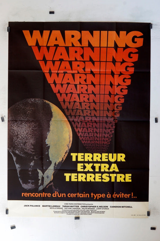 TERREUR EXTRA TERRESTRE JACK PALANCE ORIGINAL MOVIE POSTER 120x160