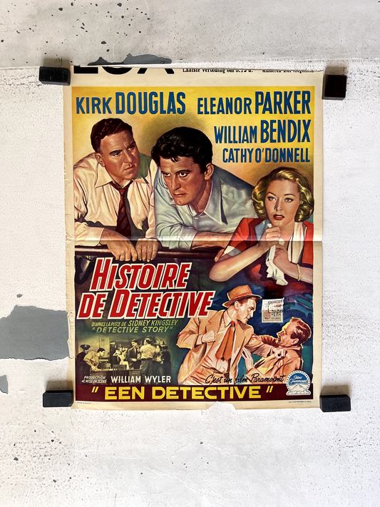 HISTOIRE DE DETECTIVE MOVIE POSTER ORIGINAL (55X37) KIRK DOUGLAS