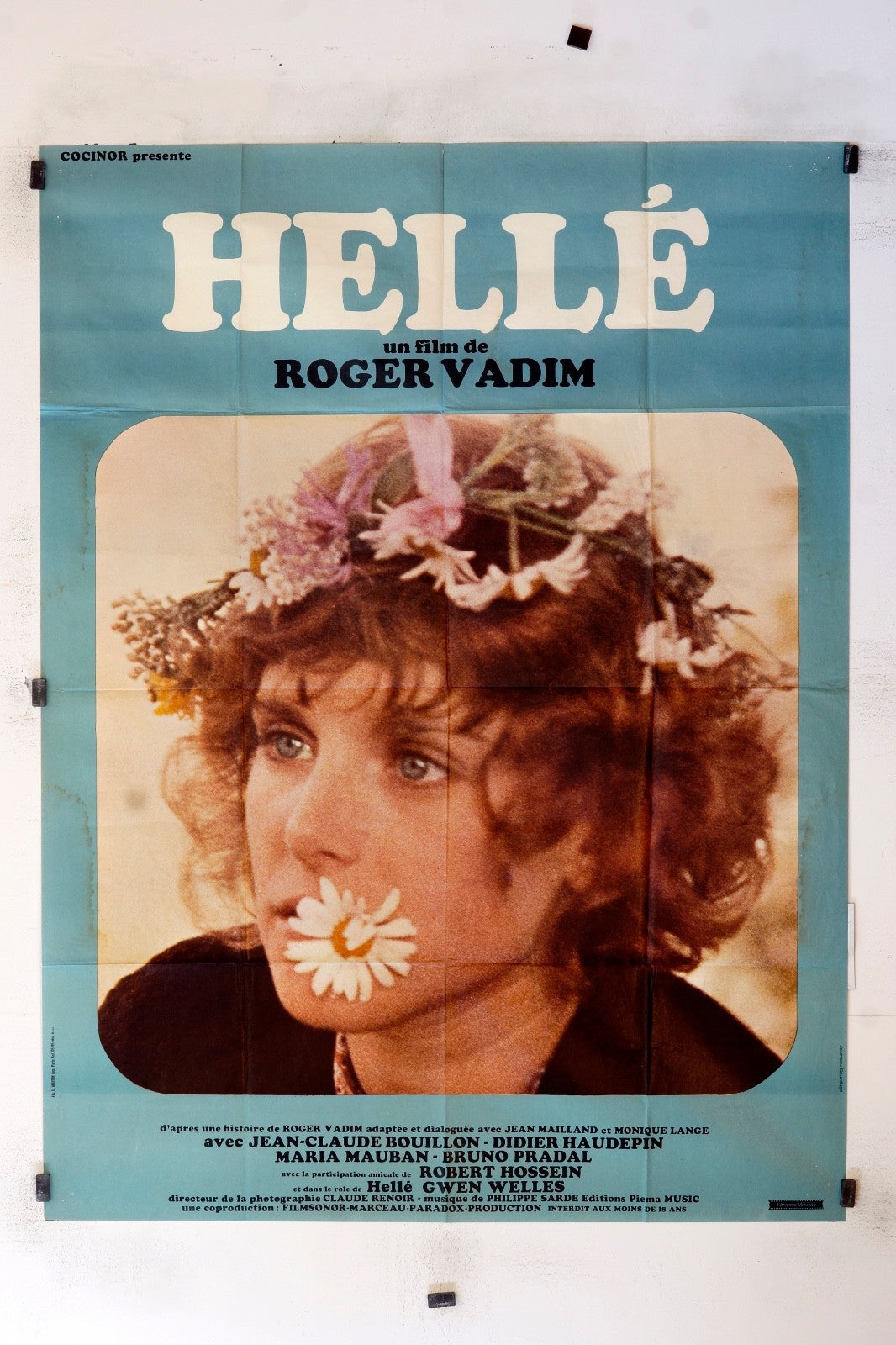 HELLÉ ROGER VADIM MOVIE POSTER 120x160