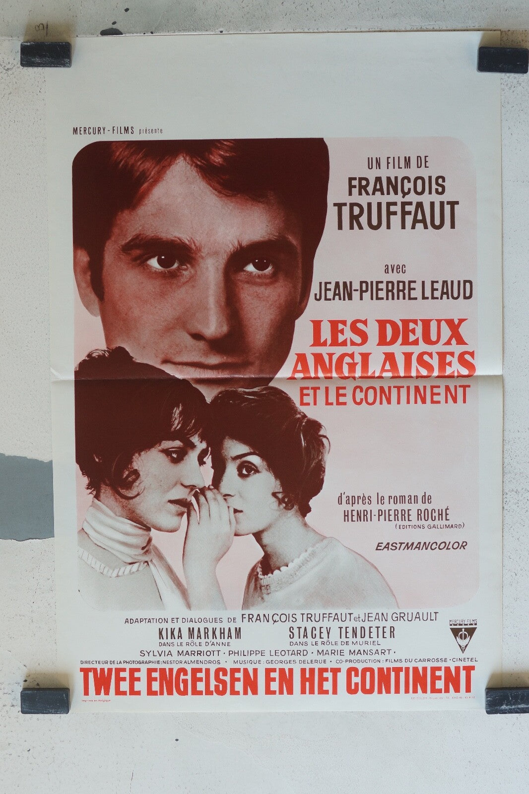 DEUX ANGLAISES ET LE CONTINENT (LES) (POSTER ORIGINAL) 30X55 Jean-Pierre Léaud 