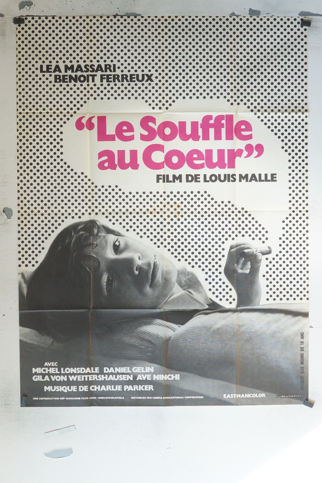 LE SOUFFLE AU CŒUR MOVIE POSTER ORIGINAL 120x160 LOUIS MALLE