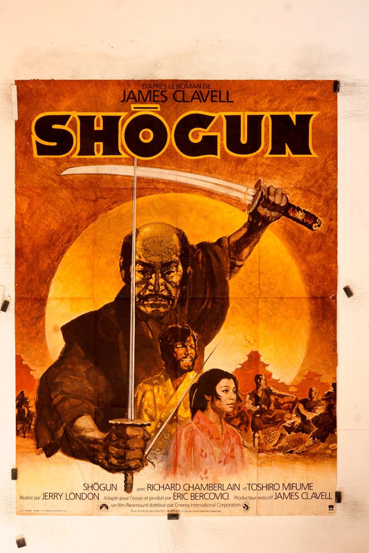 SHOGUN JAMES CLAVELL MOVIE POSTER ORIGINAL 120x160