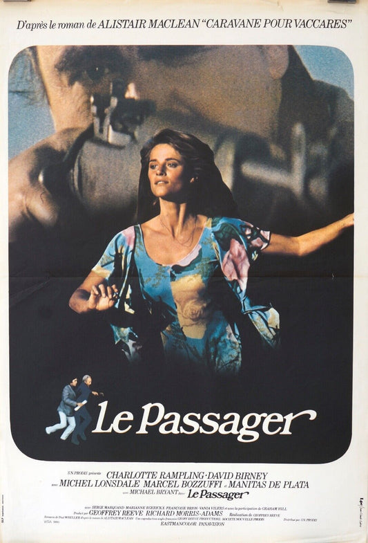 LE PASSAGER ORIGINAL MOVIE POSTER 120x160 CHARLOTTE RAMPLING