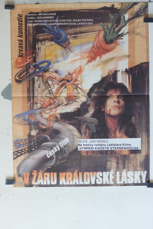 V ZARU KRALOVSKE LASKY MOVIE POSTER ORIGINAL (60X80) Josef Abrham