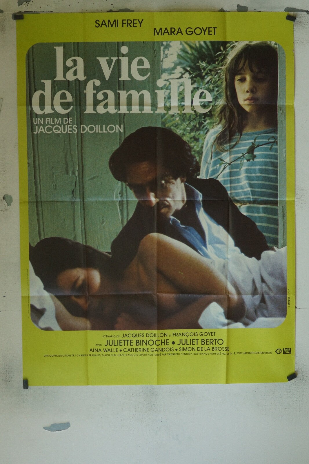 LA VIE DE FAMILLE POSTER ORIGINAL 120x160 JULIETTE BINOCHE
