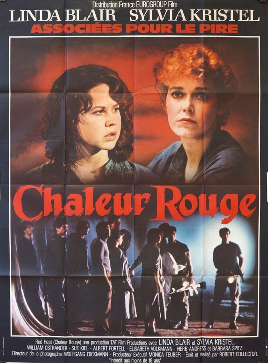 CHALEUR ROUGE MOVIE POSTER ORIGINAL 120x160 LINDA BLAIR