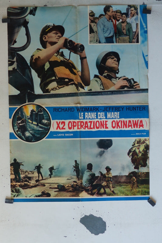  RANE DEL MARE (LE) ORIGINAL MOVIE POSTER 94x66 Jeffrey Hunter