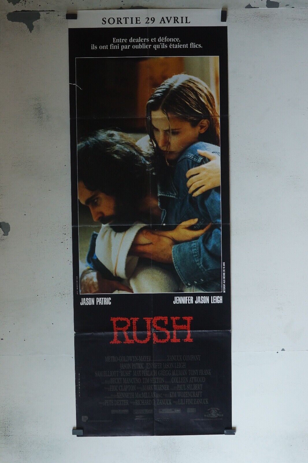 RUSH POSTER ORIGINAL 60x160 JASON PATRIC