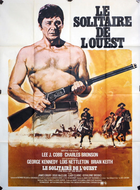 LE SOLITAIRE DE L’OUEST LEE J. COBB MOVIE POSTER ORIGINAL 120x160