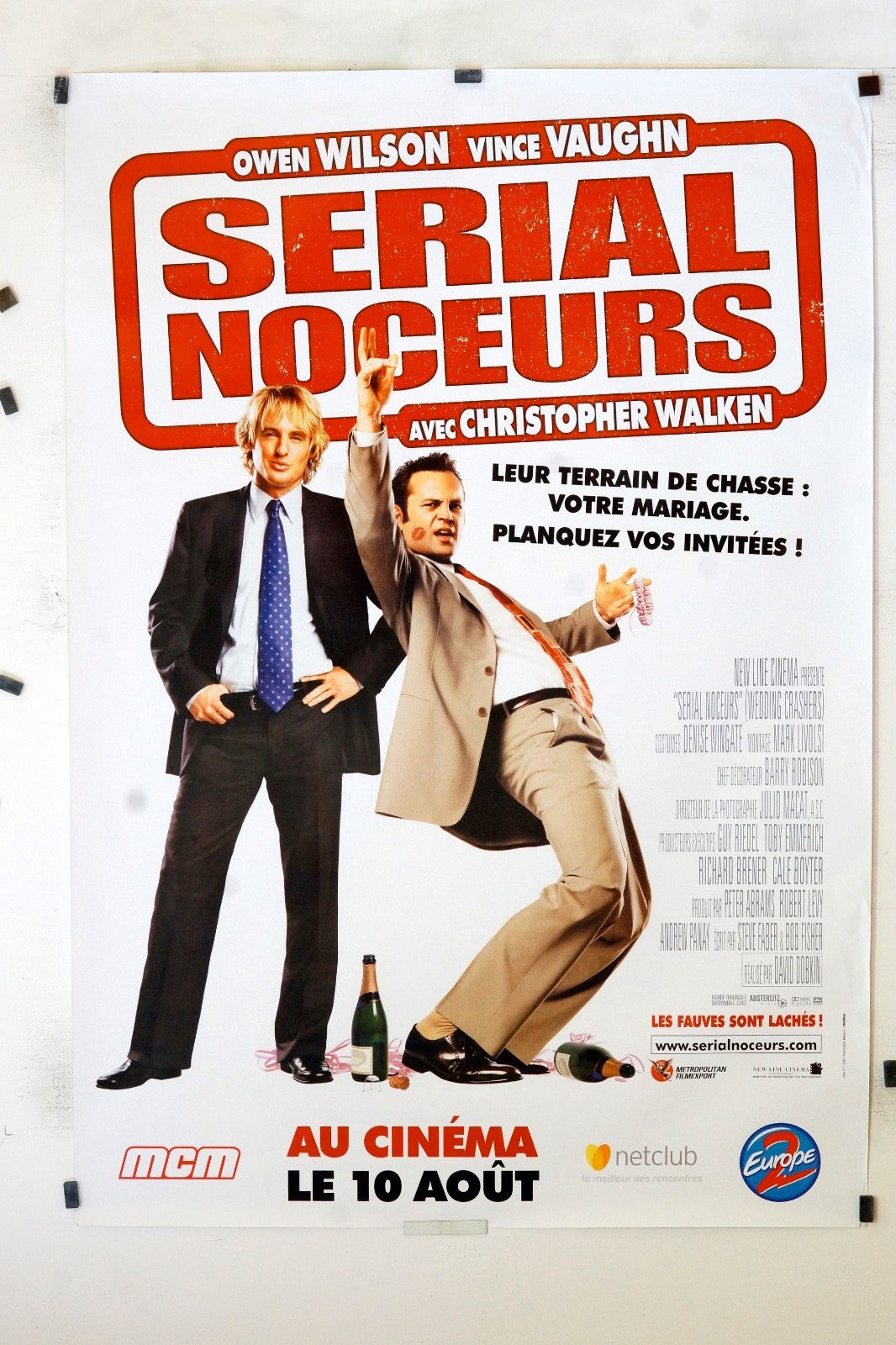 SERIAL NOCEURS OWEN WILSON MOVIE POSTER 120x160