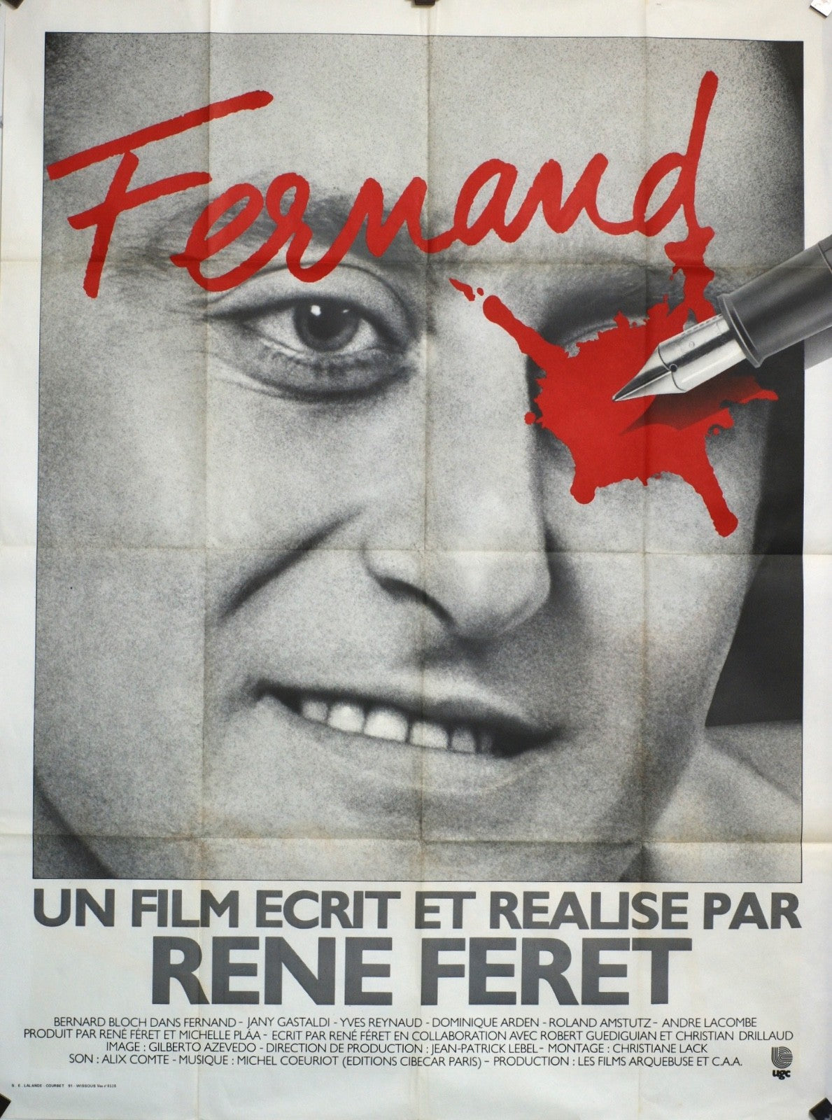 FERNAND RENE FERET MOVIE POSTER ORIGINAL 120x160