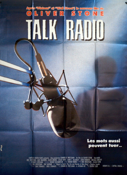 TALK RADIO MOVIE POSTER ORIGINAL 120x160  OLIVIER STONE