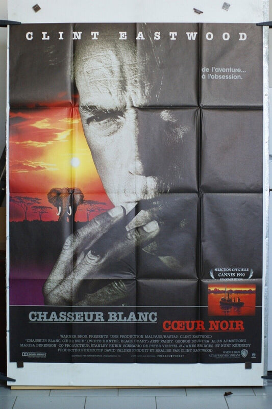 CHASSEUR BLANC / CŒUR NOIR movie poster ORIGINAL (120x160) CLINT EASTWOOD