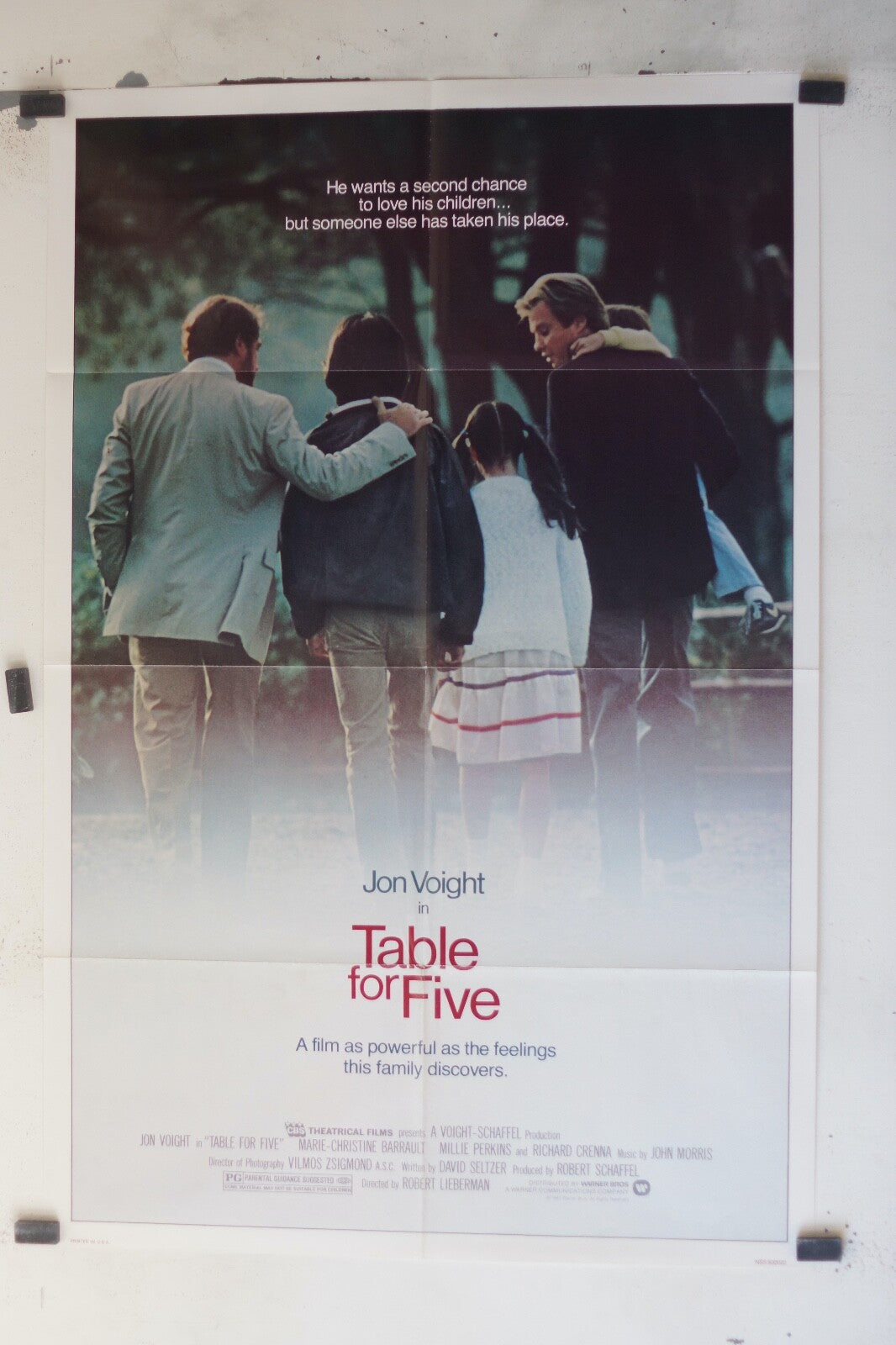 TABLE FOR FIVE (70X100) 1983 ORIGINAL MOVIE POSTER JON VOIGHT, MARIE-CHRISTINE