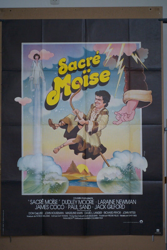 SACRÉ MOÏSE MOVIE POSTER ORIGINAL 120x160 DUDLEY MOORE