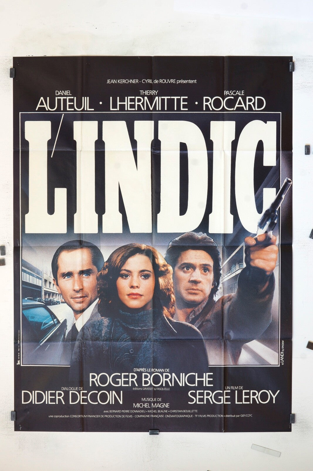 L’INDIC DANIEL AUTEUIL MOVIE POSTER ORIGINAL 120x160