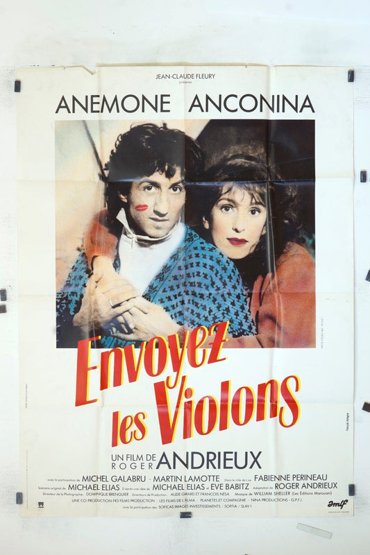 ENVOYEZ LES VIOLONS ANEMONE MOVIE POSTER ORIGINAL 120x160