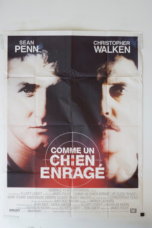 COMME UN CHIEN ENRAGÉ MOVIE POSTER ORIGINAL 120x160 SEAN PENN