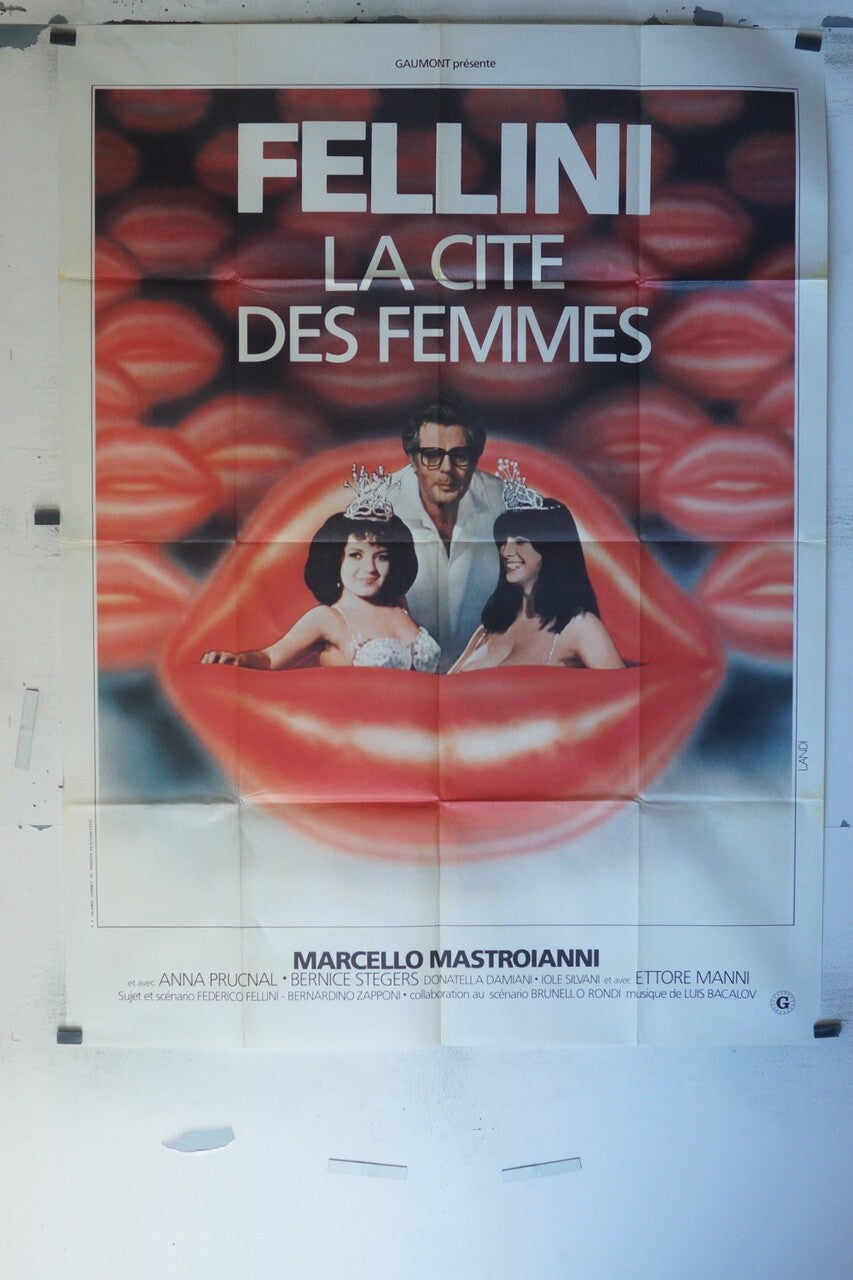 LA CITÉ DES FEMMES MOVIE POSTER ORIGINAL 120x160 FELLINI