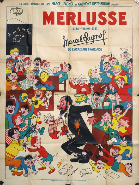 MERLUSSE MARCEL PAGNOL movie poster ORIGINAL 120x160