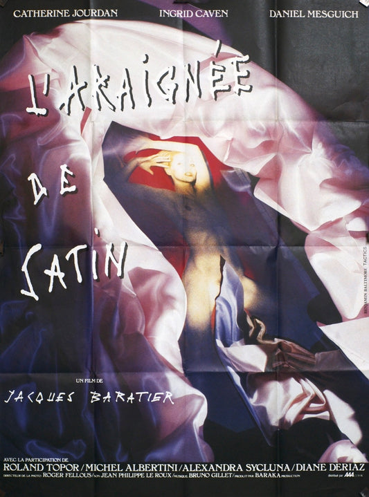L’ARAIGNÉE DE SATIN CATHERINE JOURDAN MOVIE POSTER ORIGINAL 120x160