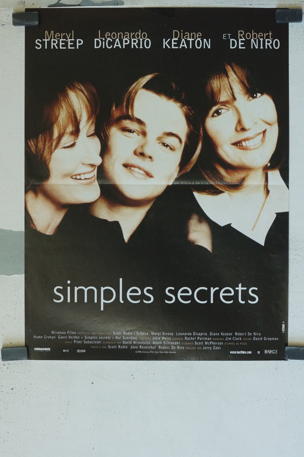 SIMPLE SECRETS ORIGINAL 40x60 MERYL STREEP – LEONARDO DI CAPRIO