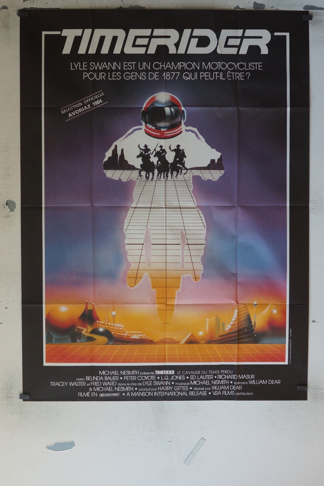 TIMERIDER MOVIE POSTER ORIGINAL 120x160 ETATBELINDA BAUER