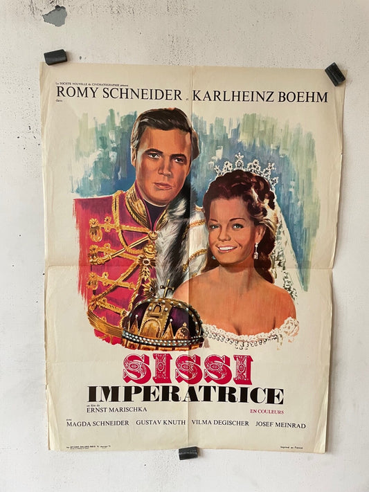 SISSI IMPÉRATRICE ORIGINAL 60x80 ROMY SCHNEIDER – KARLHEINZ BOEHM