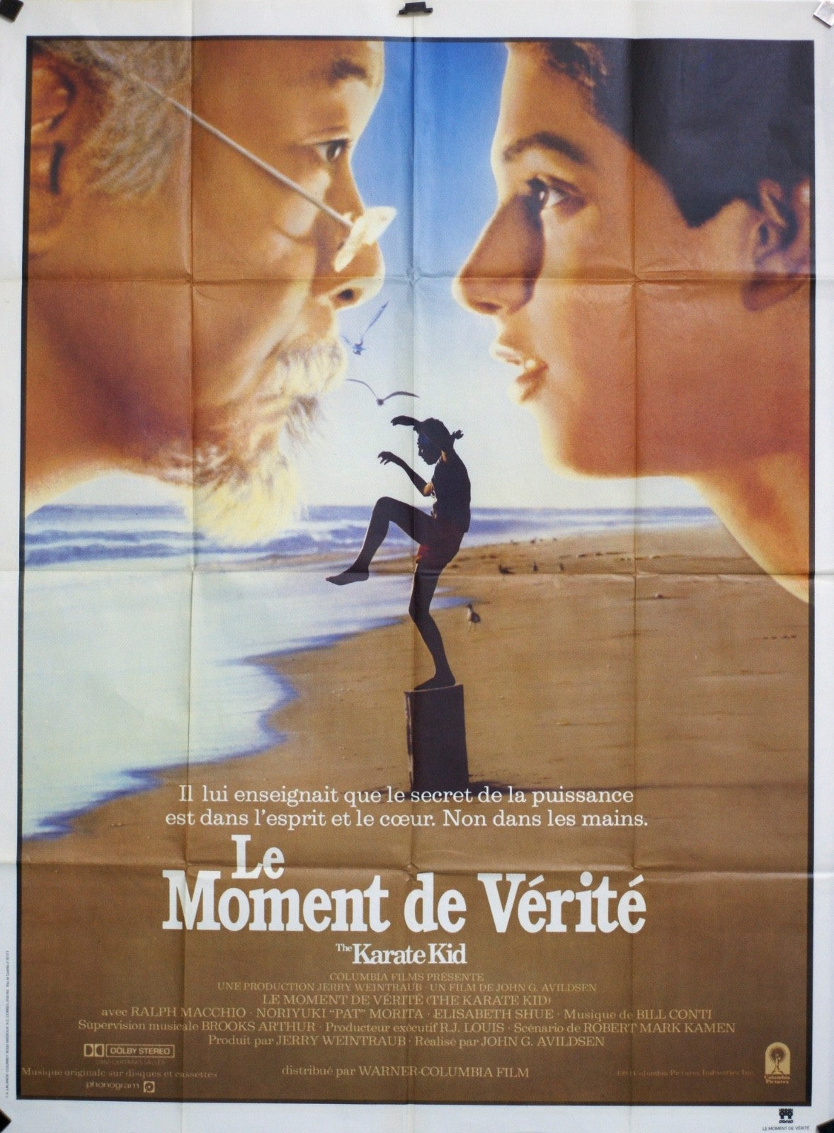 LE MOMENT DE VÉRITÉ « THE KARATÉ KID » movie poster ORIGINAL 120x160