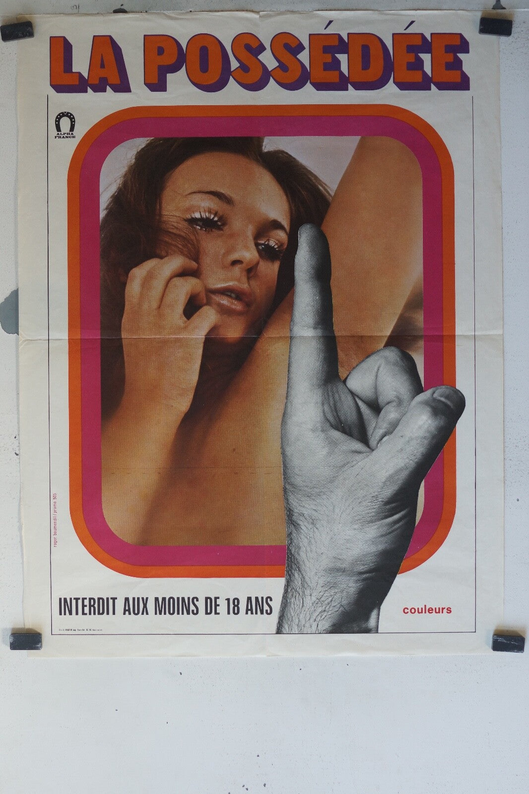 POSSEDEE (LA) MOVIE POSTER 60x80 Thomas Astan