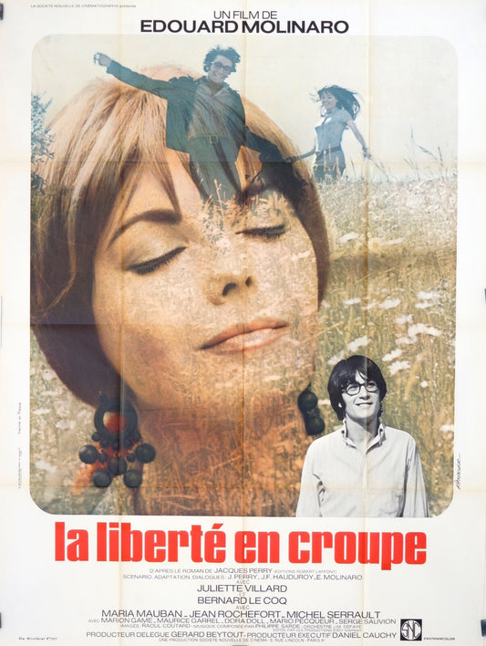 LA LIBERTÉ EN CROUPE MOVIE POSTER ORIGINAL 120x160 JULIETTE VILLARD