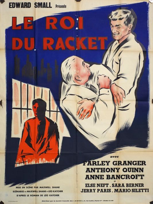 LE ROI DU RACKET EDWARD SMALL MOVIE POSTER ORIGINAL 120x160