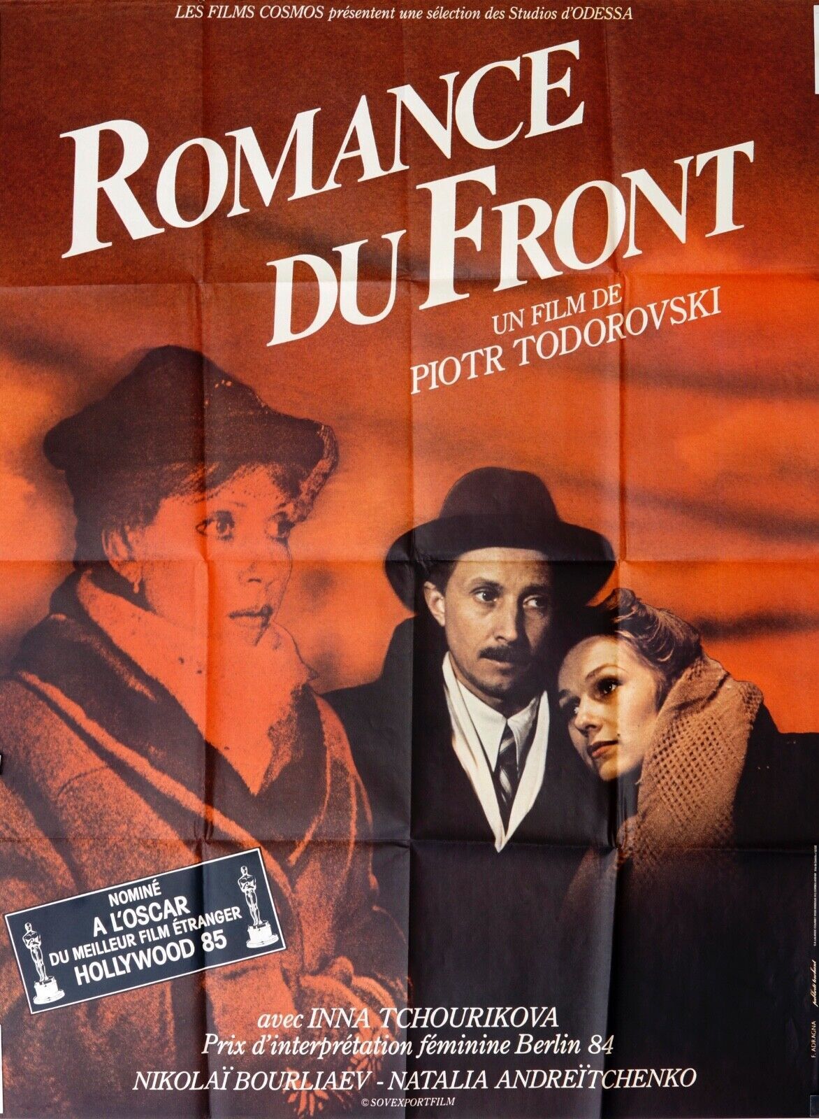 ROMANCE DU FRONT MOVIE POSTER ORIGINAL 120X160 INNA TCHOURIKOVA