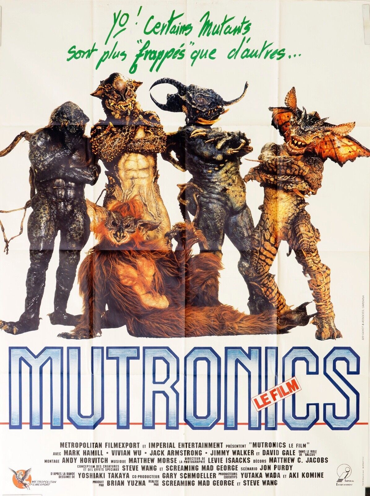 MUTRONICS MOVIE POSTER ORIGINAL 120X160 MARK HAMILL