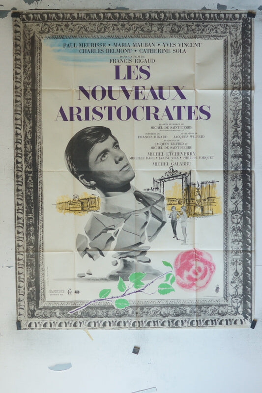 LES NOUVEAUX ARISTOCRATES POSTER ORIGINAL 120x160 PAUL MEURISSE